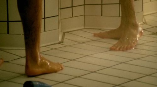 pieds nus douche