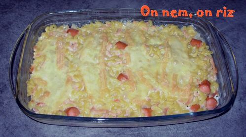 Gratin de coquillettes au munster1