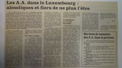 BSG BRUXELLES 255a province du luxembourg 24.01.1989