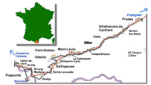 Villefranche-de-Conflent - самые красивые деревни Франции, путеводитель, достопримечательности ЮНЕСКО.