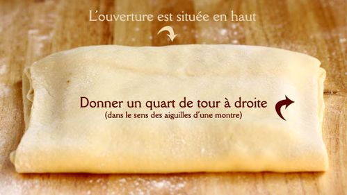 Pliage pâte feuilletée n°2