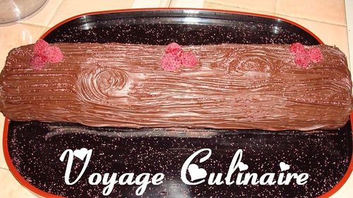 Bûche Chocolat - Framboises DSC07836