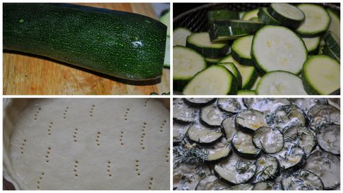 recette quiche courgettes aneth