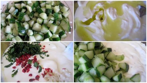 Concombre a la Grecque