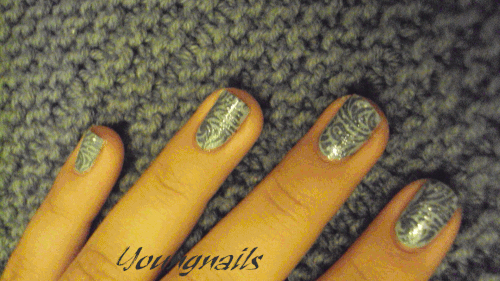 duo sphora gris nail art
