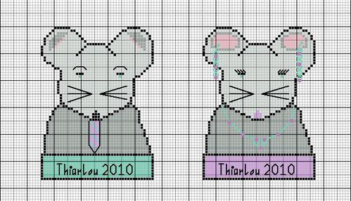 Mr et mme souris