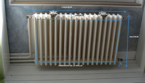 Fabriquer un cache-radiateur