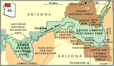 carte du grand canyon-2