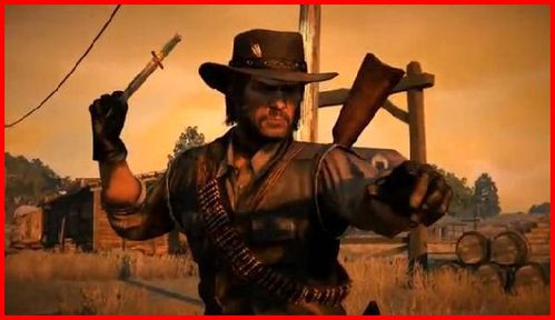 Red Dead Redemption arme Couteau a lancer