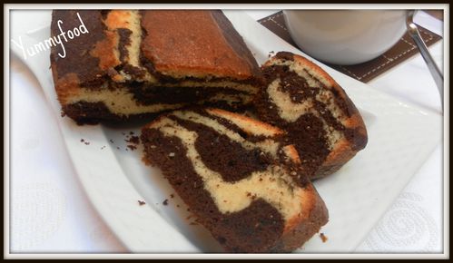 Cake marbré 1