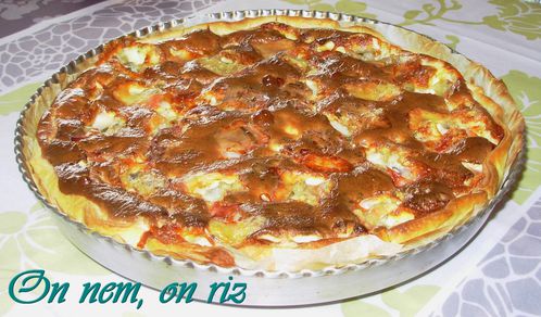 Quiche jambon, mascarpone et gorgonzola1