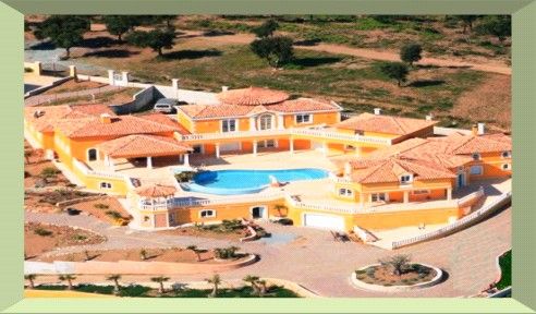 villa luxe vue du ciel