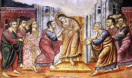 905g1 Arta, Ste Theodora, Thomas reconnaît Jésus