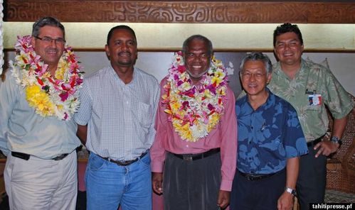 Tahiti: visite du député européen Maurice Ponga
