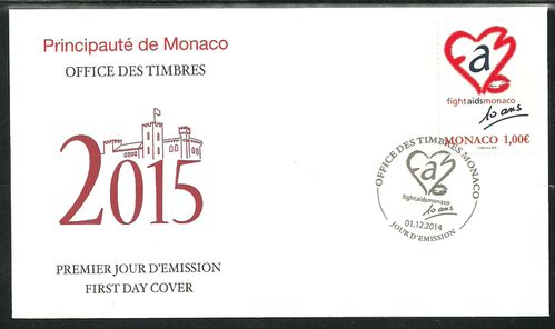 Monaco 2014 FDC