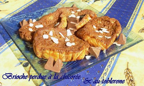 Brioche perdue chicoré-toblerone2