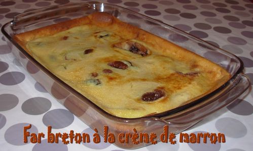 Far breton à la crème de marron2