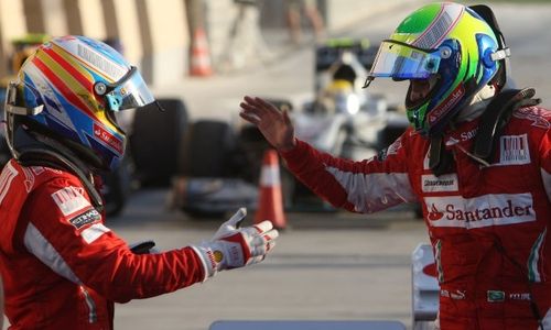 Barhain - pilotes Ferrari