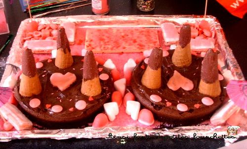 Gâteau Stitch - Ainsi font 3 petites fourchettes