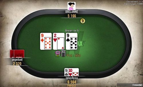 Poker brelan ou 2 paires