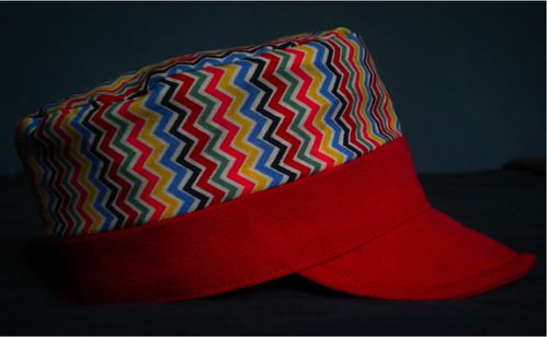 0.2014 casquette velvet rouge zigzag