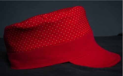 0.2014 casquette velvet rouge petit pois