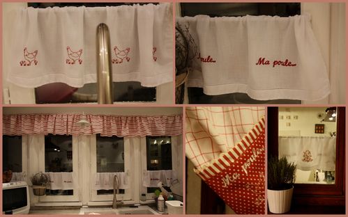 Rideaux cuisine ~ tazmik.com for . Rideau pour cuisine campagne chic