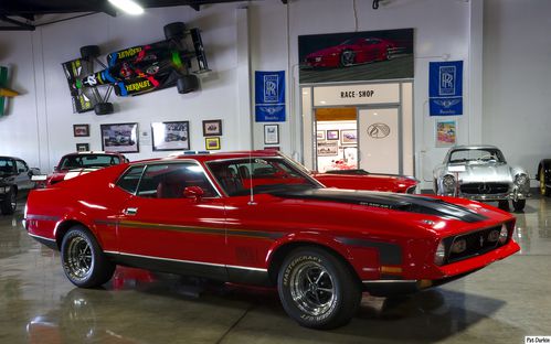 1971 Ford Mustang Mach 1 - red - fvr
