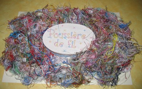 poussière de fil fin
