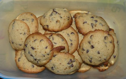 biscuits tendres pépite chocolat