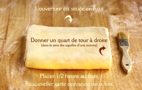 Pliage pâte feuilletée n°5