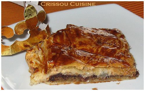 galette des rois pictache chocolat part