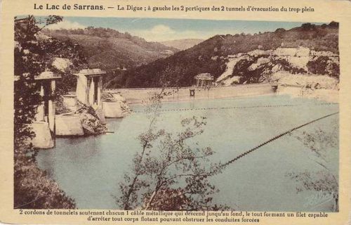 Barrage de Sarrans - Evacuateurs de Crues couleur