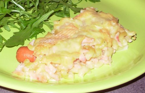 Gratin de coquillettes au munster4