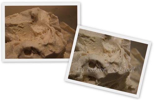 Montage glace vanille
