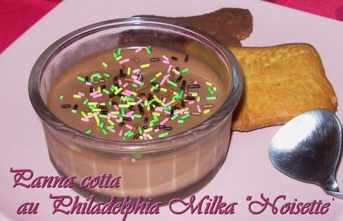 Panna cotta Milka noisette2