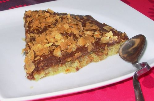 Gâteau au chocolat, caramel & noisettes4