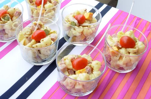 Salade de pâtes parisienne en verrine3
