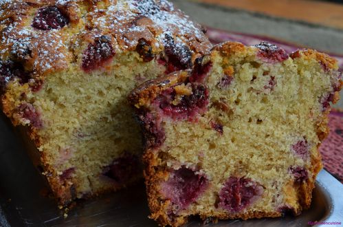 Gateau framboises banane 2