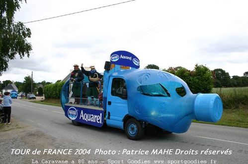 Caravane du Tour de France 80 ans : Aquarel