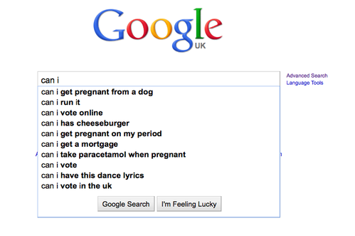 Can I get pregnant from a dog - google suggestion - Mastercom viral ...