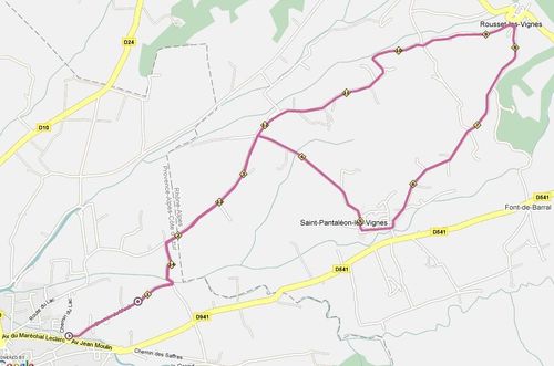 parcours et pentaléon rousset