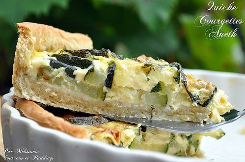 tarte courgettes aneth