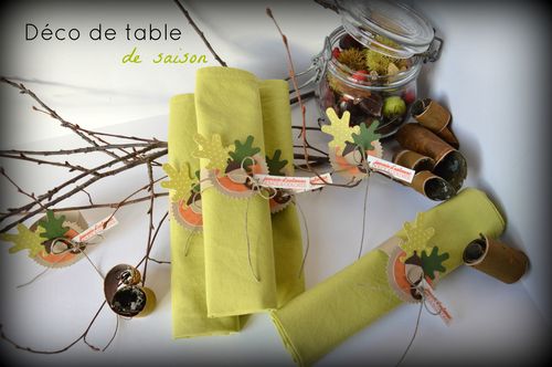 J\u0027avais adoré les siens, alors j\u0027en ai fait une version toute proche avec des feuilles d\u0027automne et un gland (découpes Feuille de papier), ainsi qu\u0027une