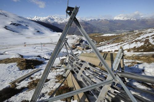 Hautacam bob luge détruit
