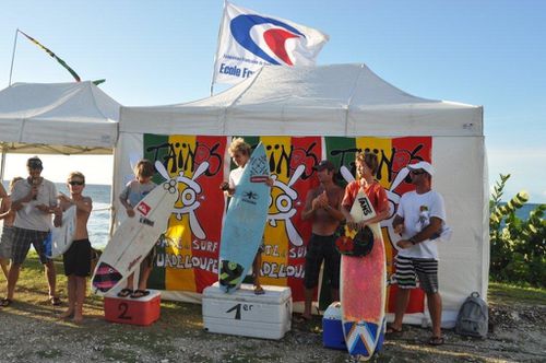 Champ Gwada 11 podium surf B