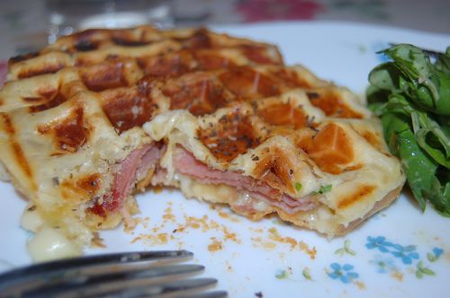 gauffre en pâte feuilletée