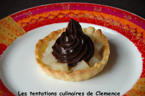 tartelette poire, pâte à tartiner Newtree