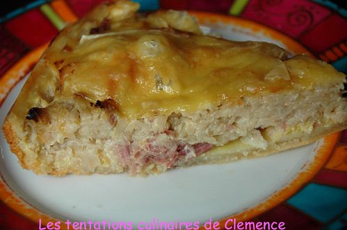 tarte choucroute et saint nectaire2