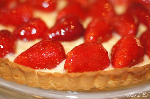 Strawberry tart with creme patissiere 3